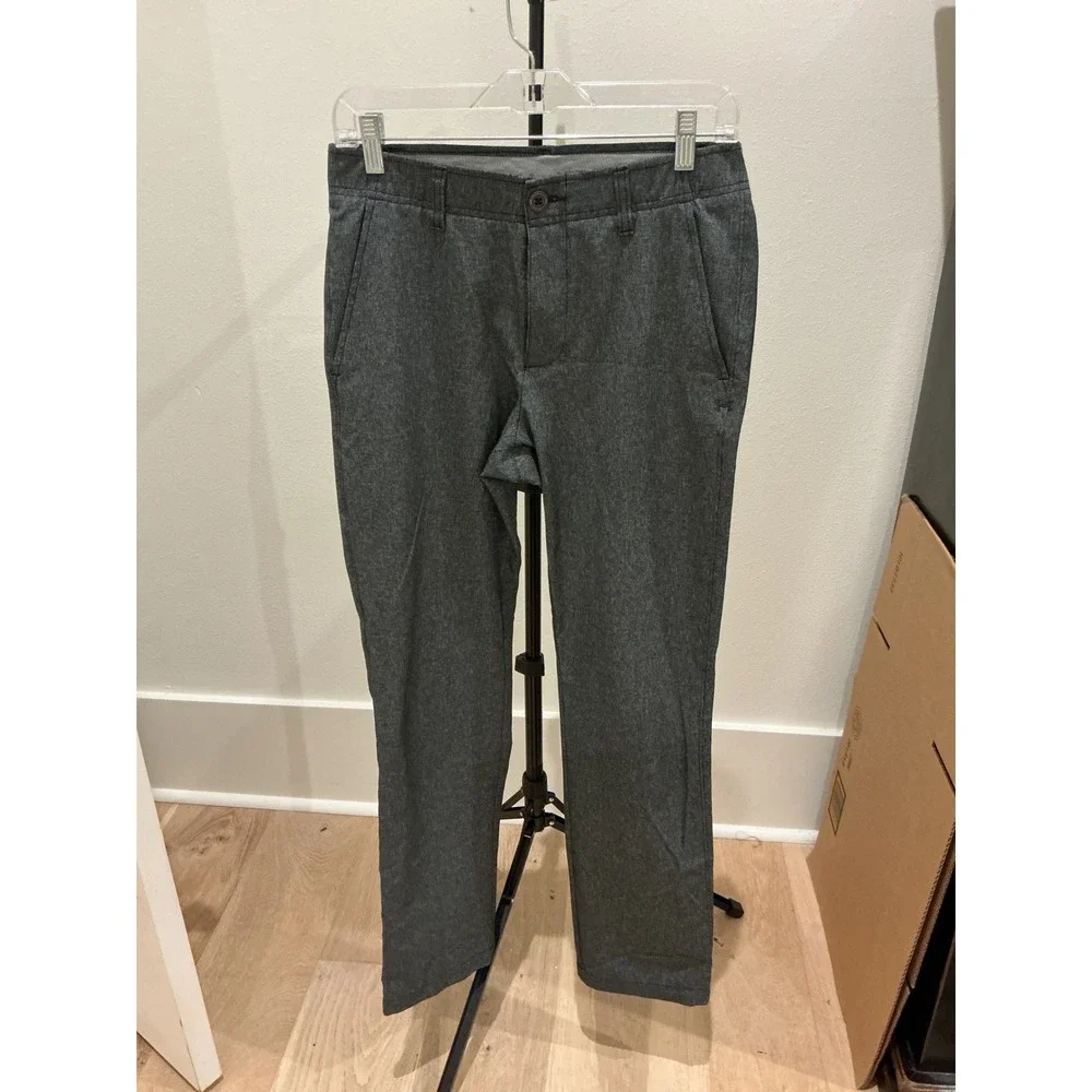 Under Armour Mens Golf Pants 30/32 Charcoal Gray Heather Performance Trousers